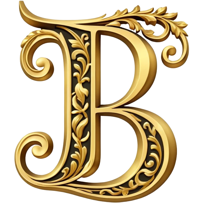ornate decorative letter J with flourishes emoji