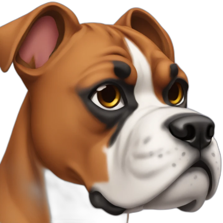 Boxer dog emoji