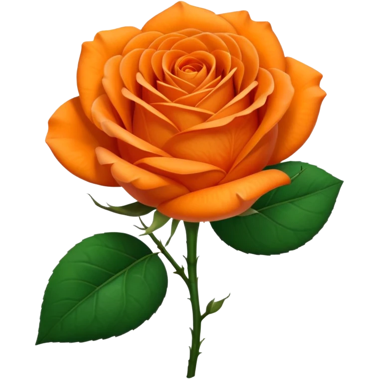 Orange rose 🌹 emoji