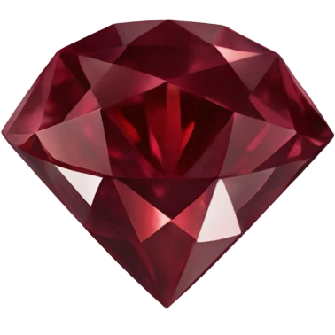 burgundy diamond emoji