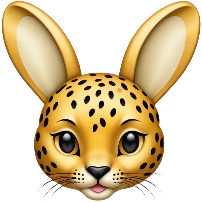 playboy bunny logo but cheetah print  emoji