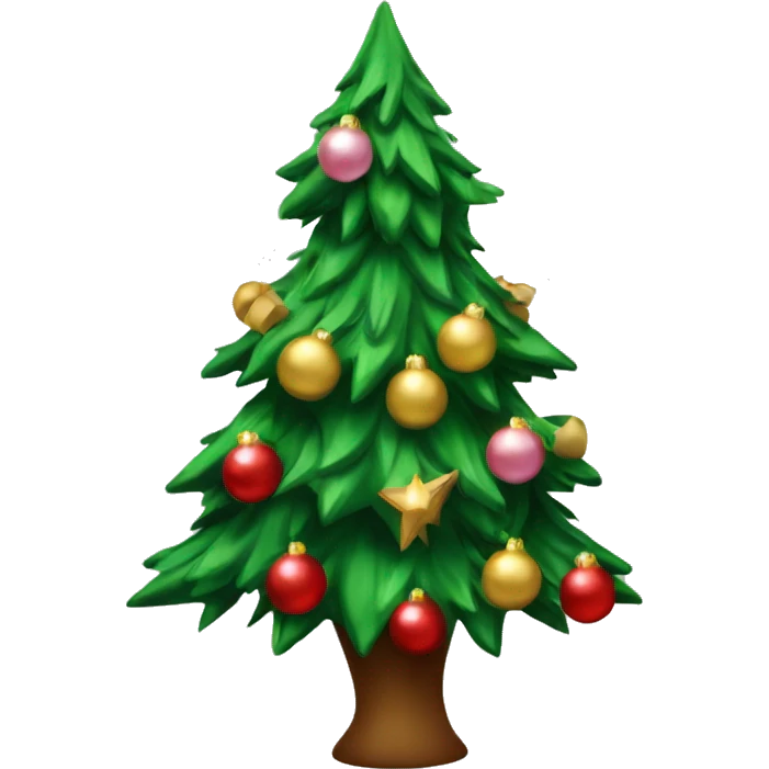 coquette christmas tree emoji