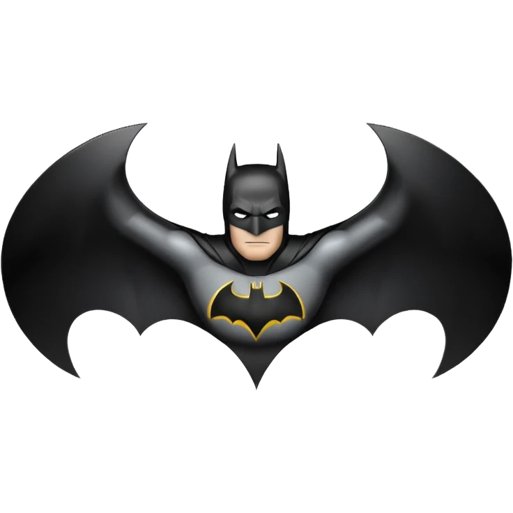 Batman logo emoji