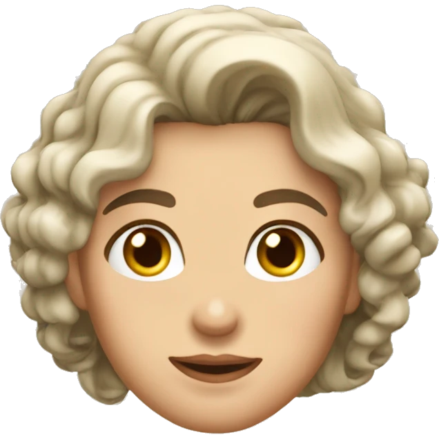 Regina capelli rossi ricci emoji
