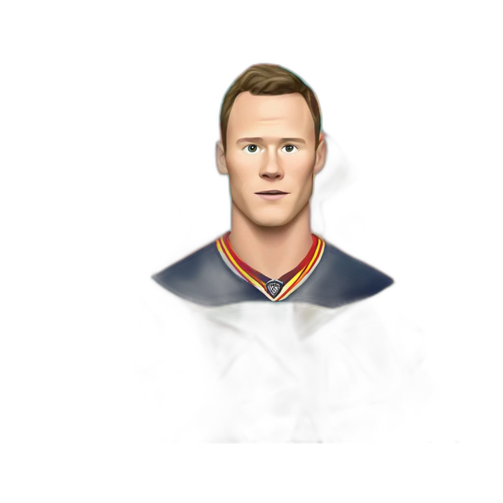 Jonathan Toews in rainbow triangle emoji
