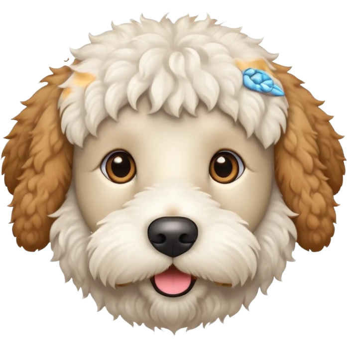 white labradoodle emoji