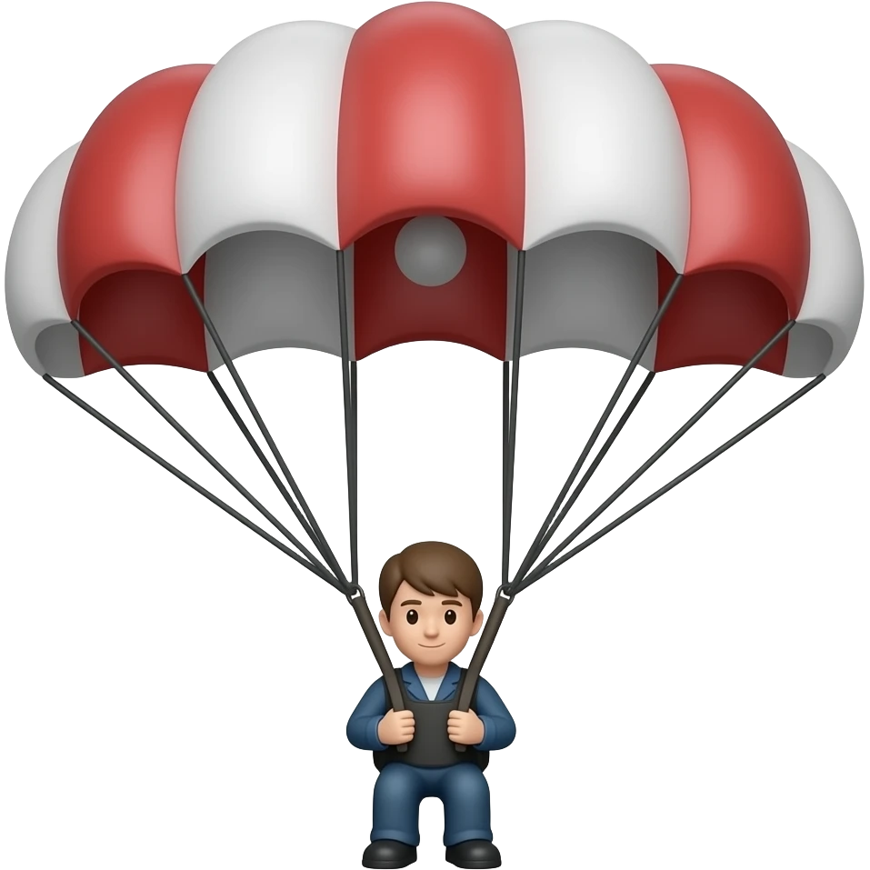 parachute emoji