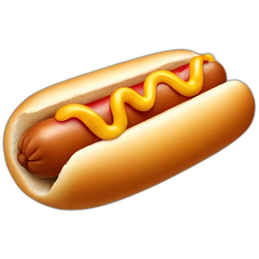 hot dog avec une cigarette emoji