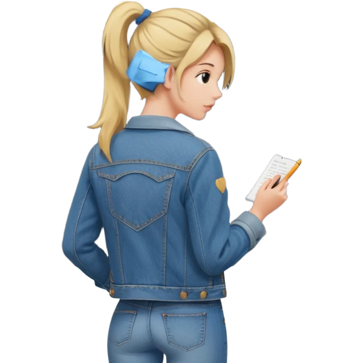 девушка стоит спиной и пишет на стене emoji