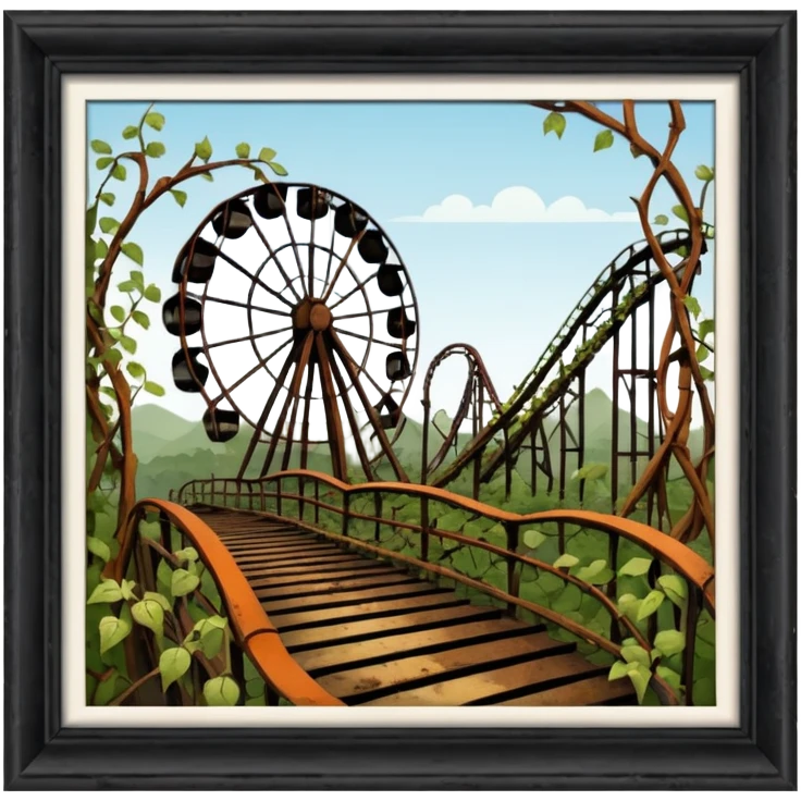 abandoned amusement park emoji
