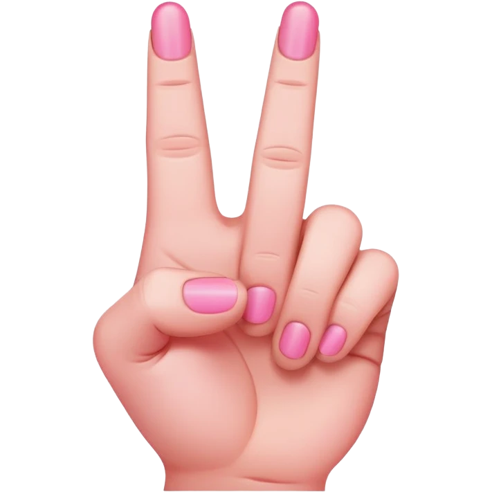 pink middle finger emoji