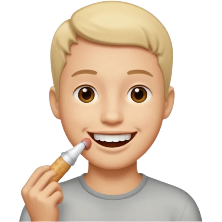 Penis in mouth emoji