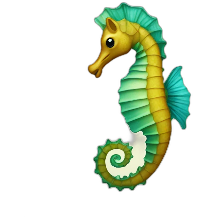 seahorse streng emoji