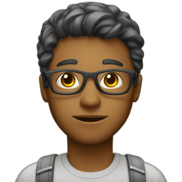 Hard worker student emoji