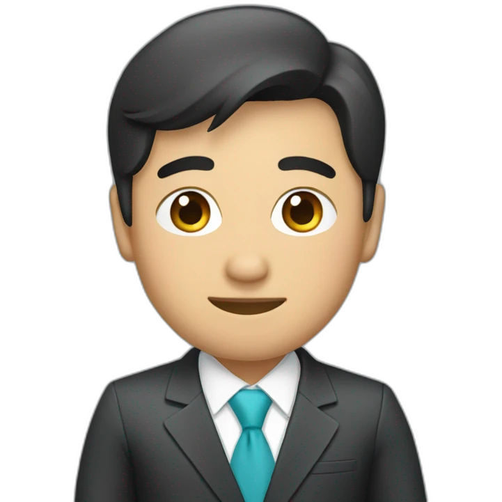 kazakh in suit emoji