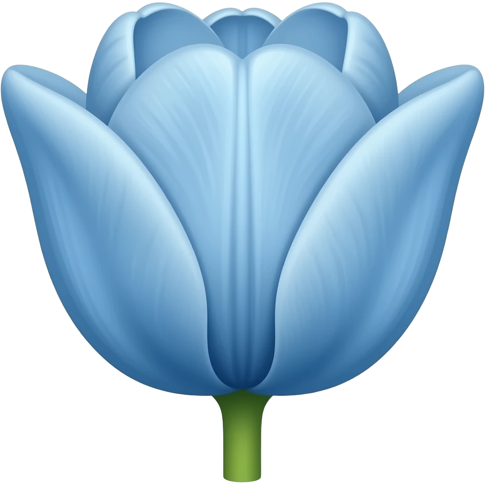 Un emoji de un tulipán azul emoji