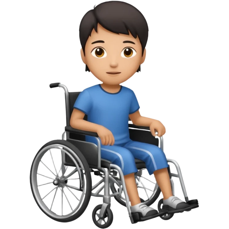 A Chinese in a wheelchair  emoji