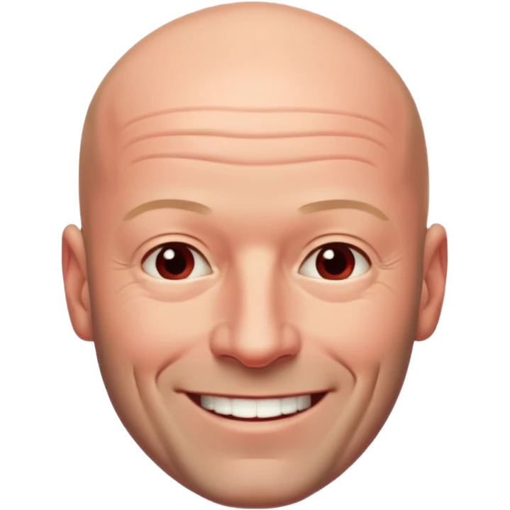 Alan Shearer bald looking older red in the face emoji
