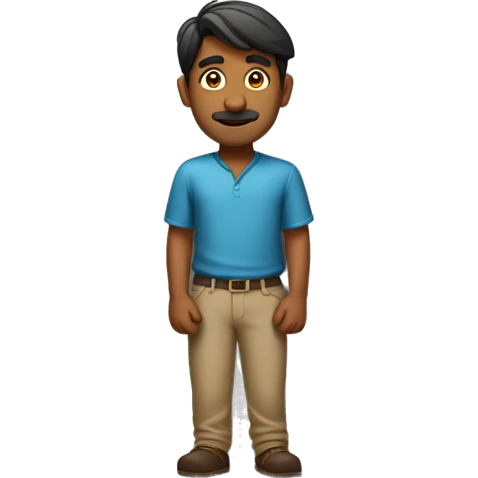 indian guy leaning on a wall emoji
