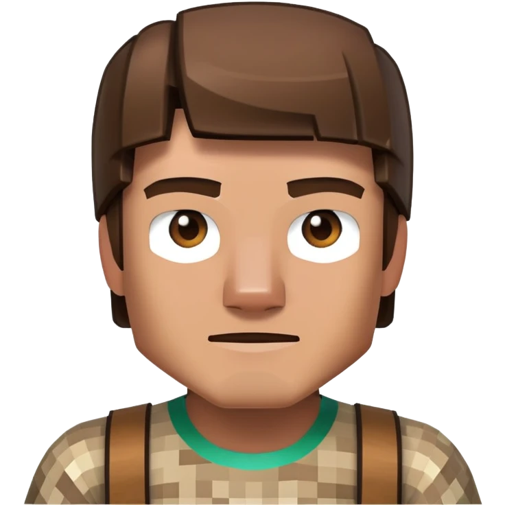 Steve from Minecraft emoji