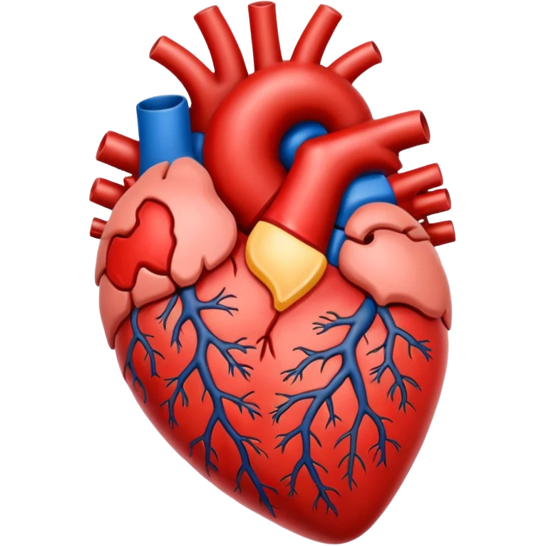 настоящий орган сердце человека  разного вида emoji