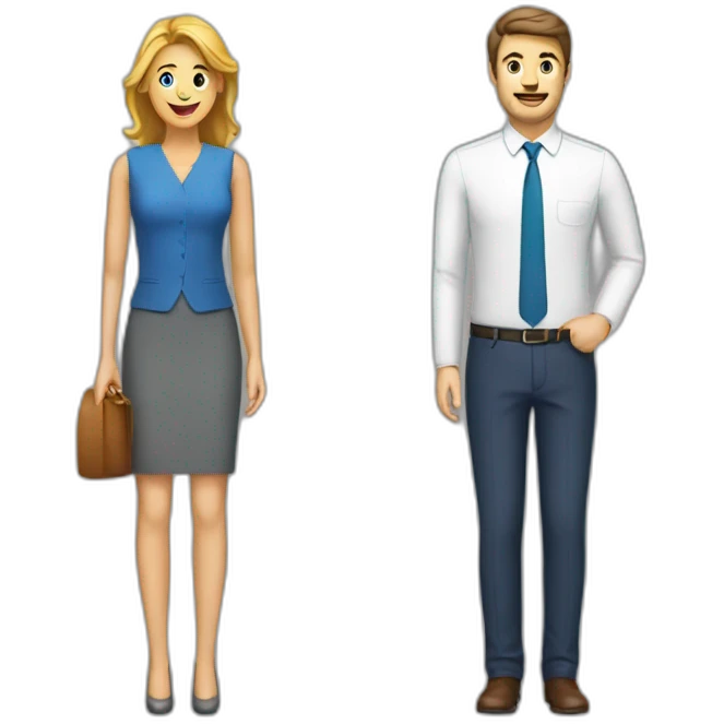matching job applicant with recruiter emoji