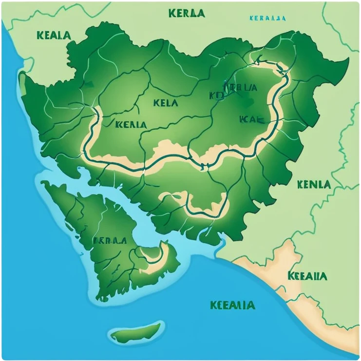 Create a emoji of kerala from Indian map emoji