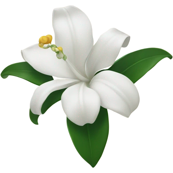 lirio blanco  emoji