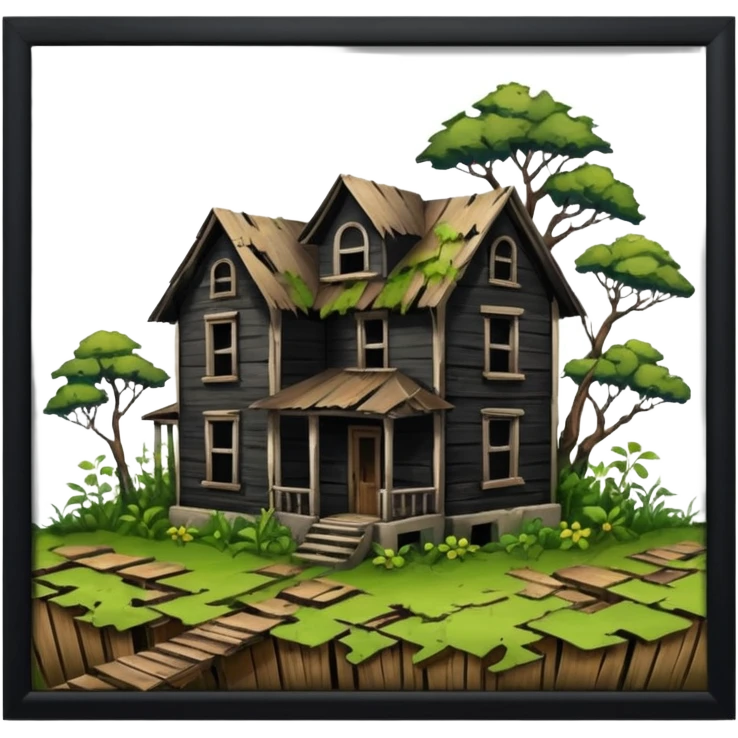 Casas abandonadas emoji