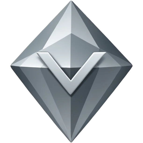 A white check inside a gray diamond  emoji