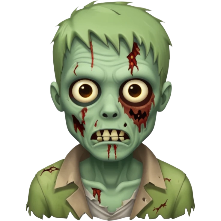 create zombie emoji