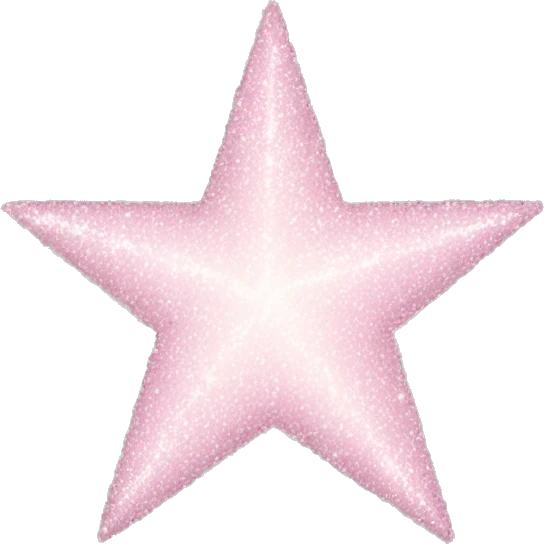 pale pink star sparkle emoji