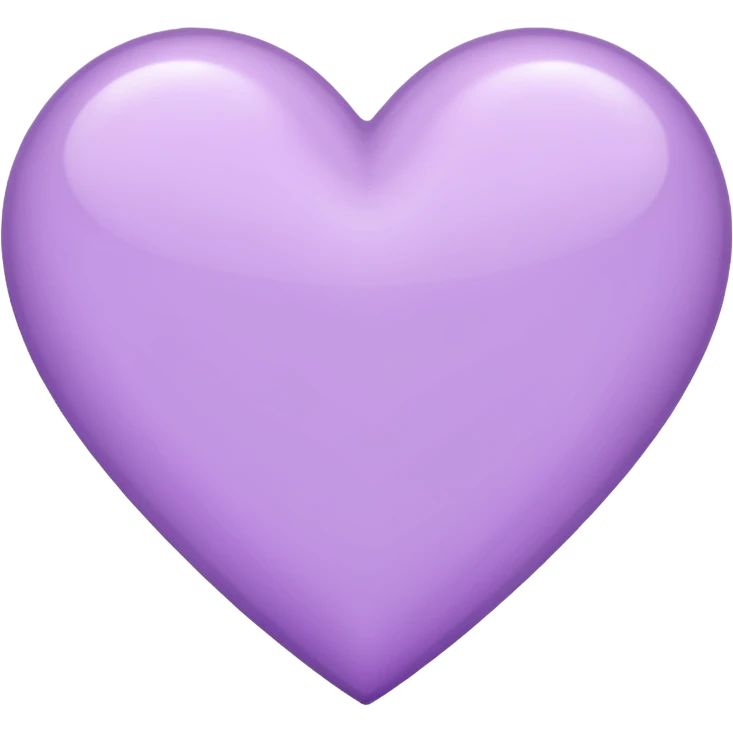 light purple heart emoji