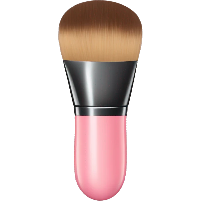 blush and brush  emoji