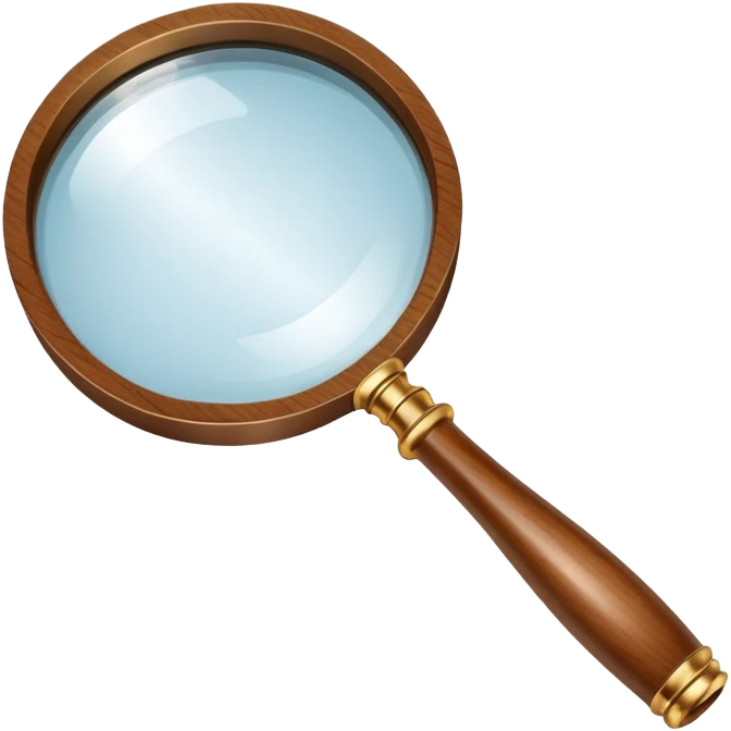 magnifying glass emoji