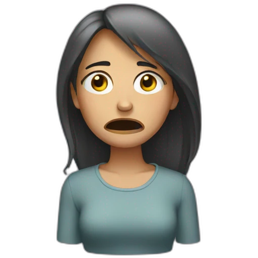 crying woman emoji