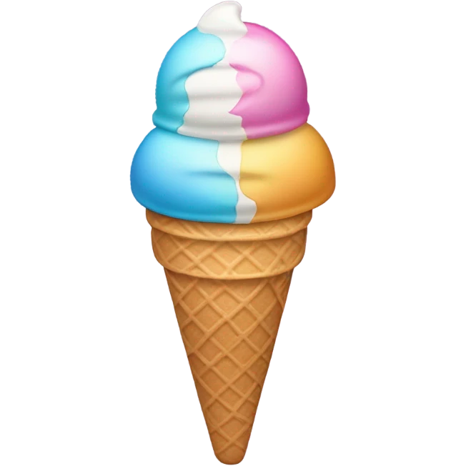 Ice cream with a spoon emoji