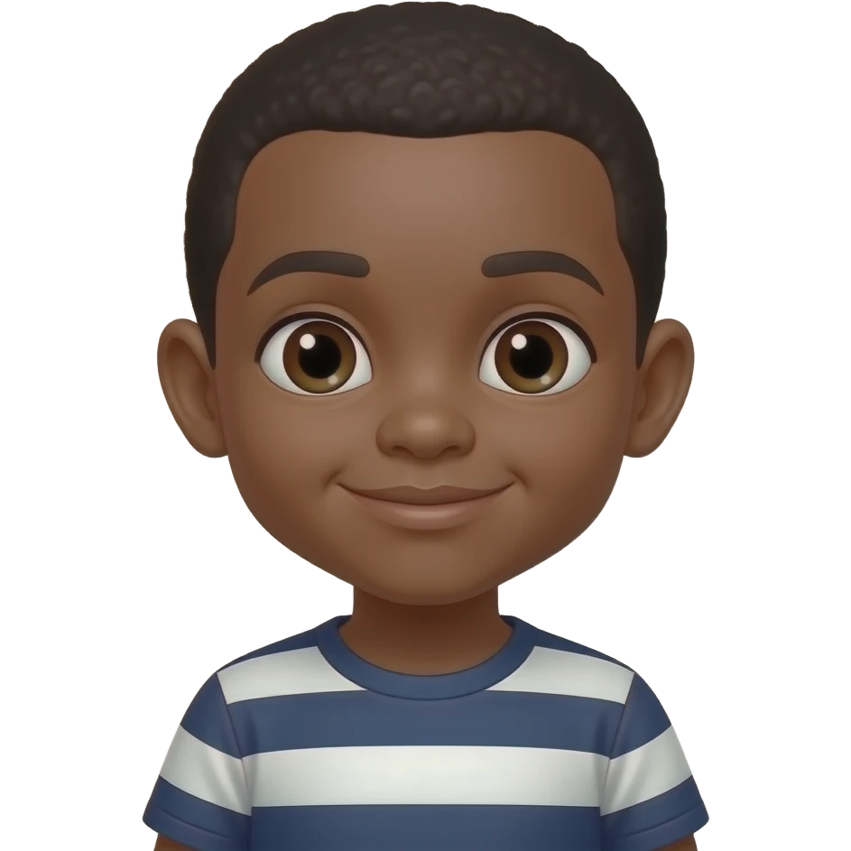 Niño pequeño negro emoji