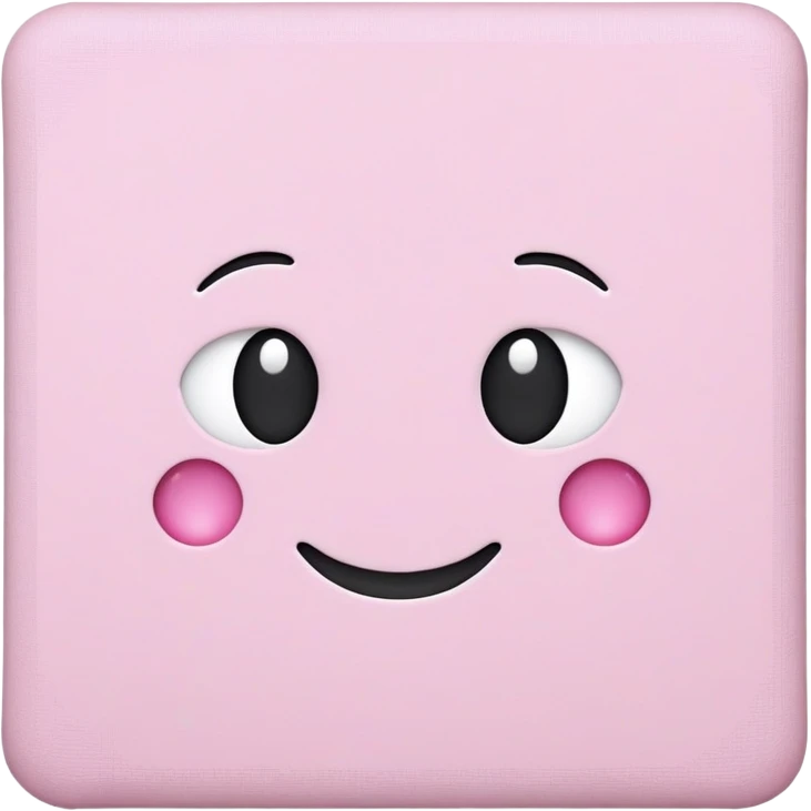 Light pink canvas emoji