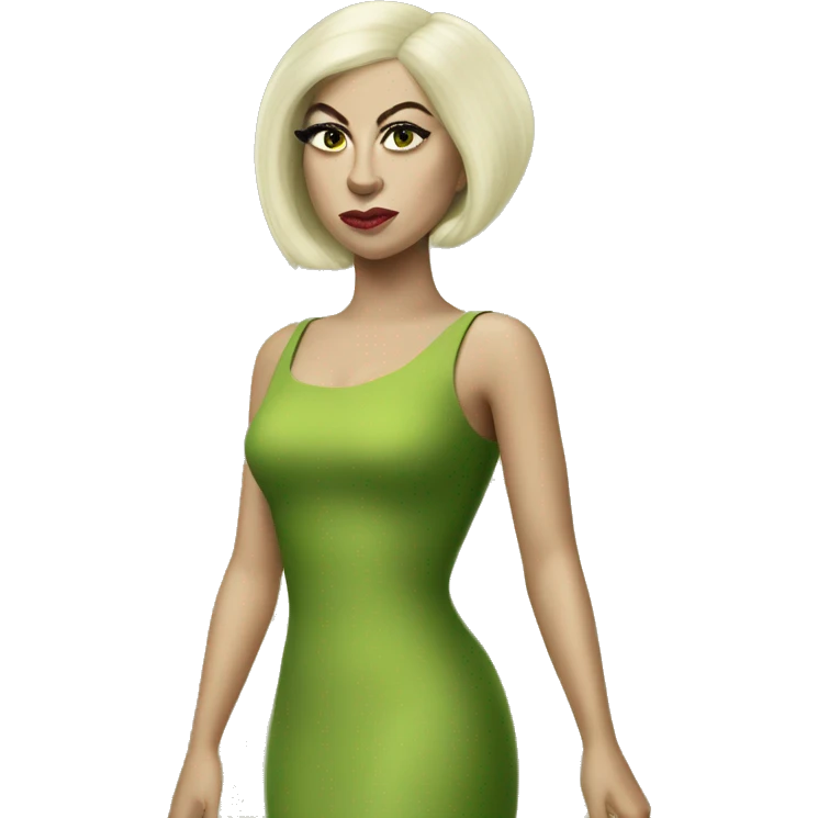 shrek lady gaga emoji