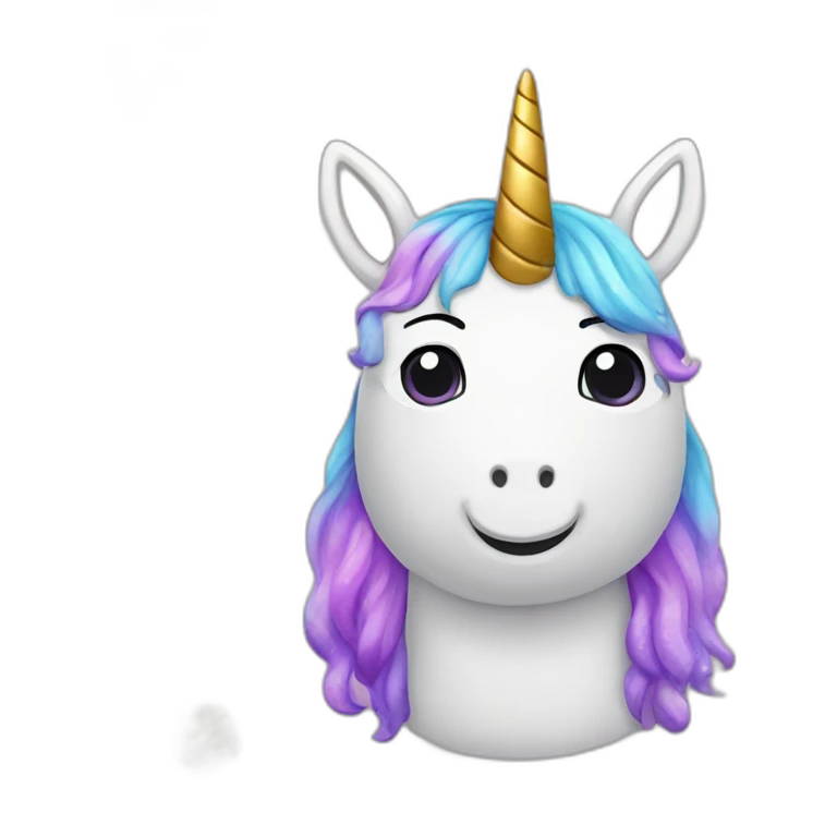 licorne caca paillettes emoji