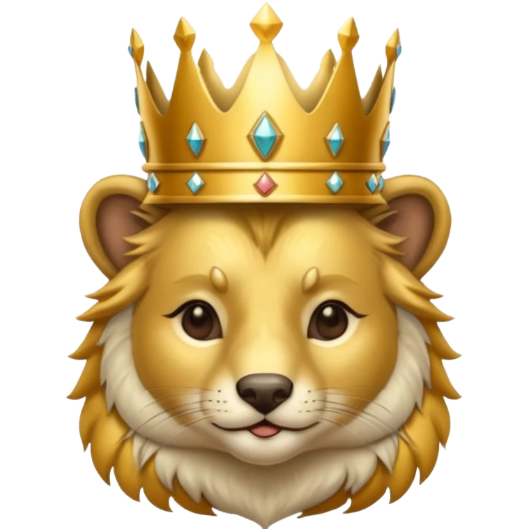 animal with crown  emoji