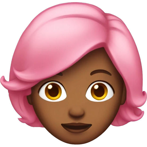 Pink hair woman emoji