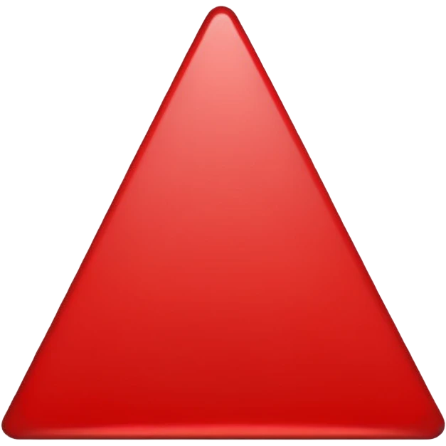 Red triangle emoji