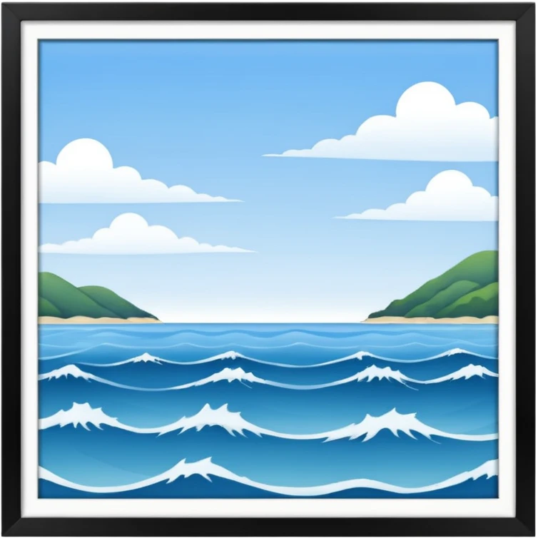 sea view emoji