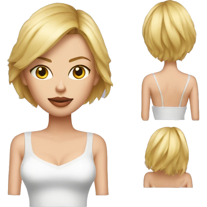 ultra realistic charlize theron wearing shirt emoji