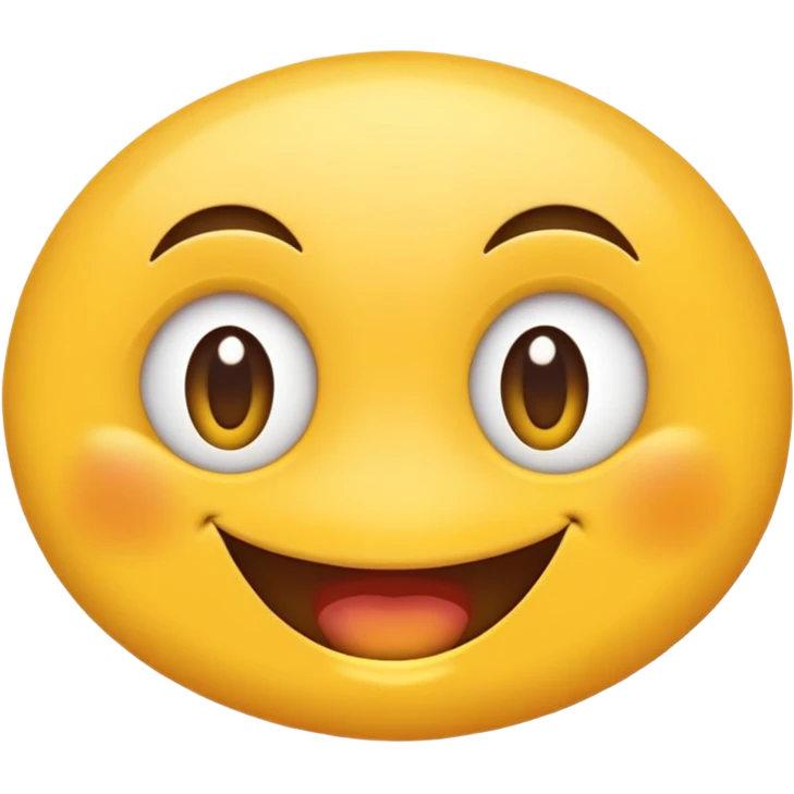 
"Émoji jaune qui rit avec un sourire tordu, yeux remplis de larmes, expression de rire désespéré, entre folie et tristesse. Style simple, mais émotion forte. emoji