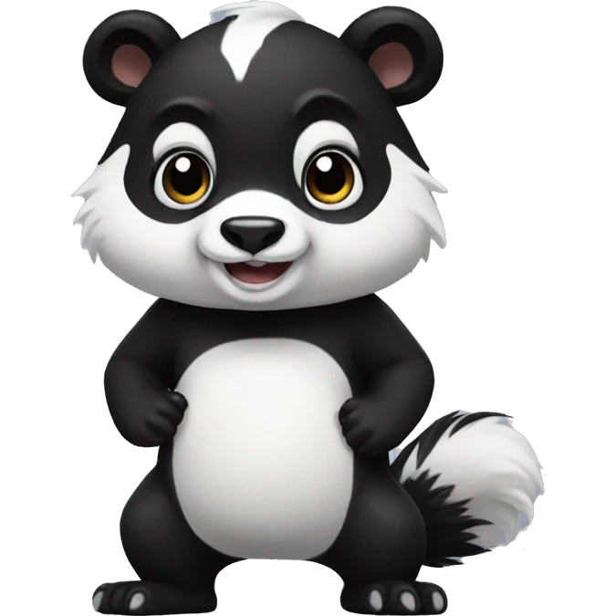 skunk-panda-hybrid full body emoji