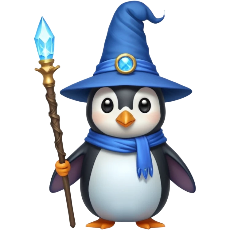 Penguin Wizard emoji