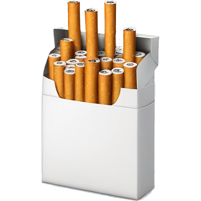 photorealistic pack of cigarettes emoji